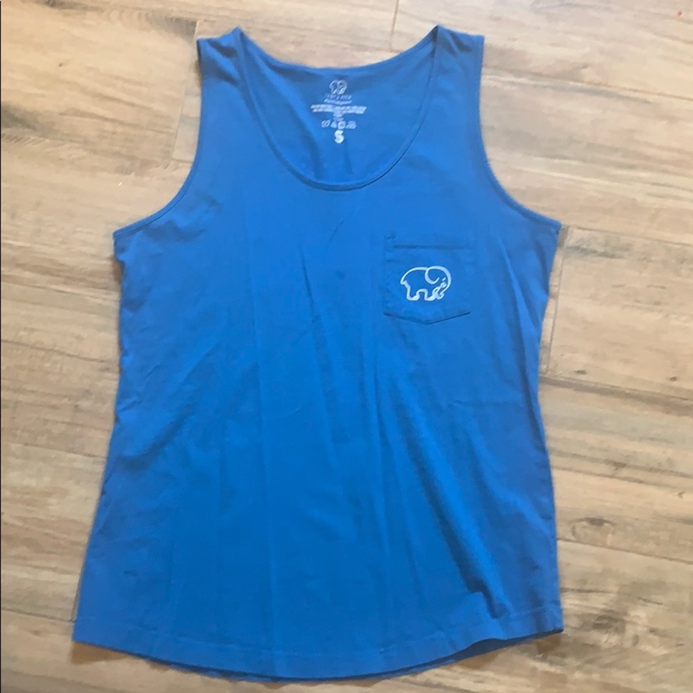 Ivory Ella royal blue tank top